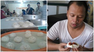 Bakpaonya anget, bisa ditungguin, isinya beragam. yang haram juga ada.