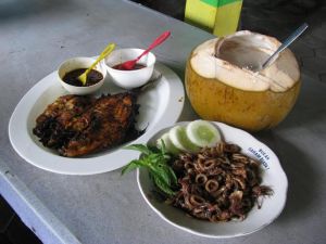 hidangan cocok untuk cuaca pantai yang panas dengan angin kering. 